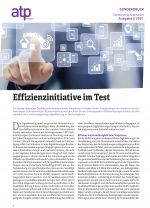 Cover Artikel atp: Effizienzinitiative im Test