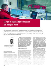 MTZextra Fachartikel: Testen in regulierten Umfeldern am Beispiel WLTP